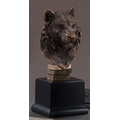 Tiger Head, 3.75"Wx9"H